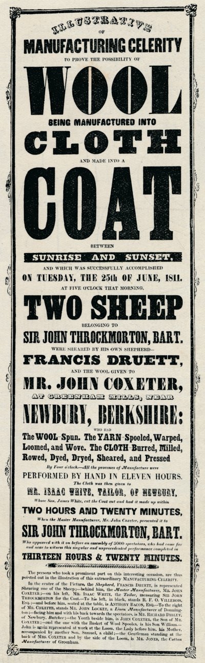 Rekening gedrukt voor de Grote Tentoonstelling van 1851 door Unbekannt