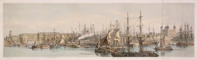 Billingsgate, Custom House en de Tower of London door Unbekannt
