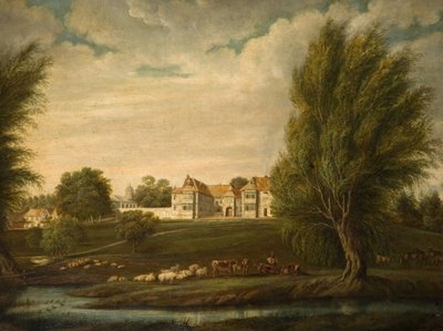 Birdingbury Hall, Warwickshire, 1800 door Unbekannt