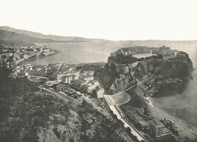Vogelperspectief, Monte Carlo, Monaco, 1895 door Unbekannt