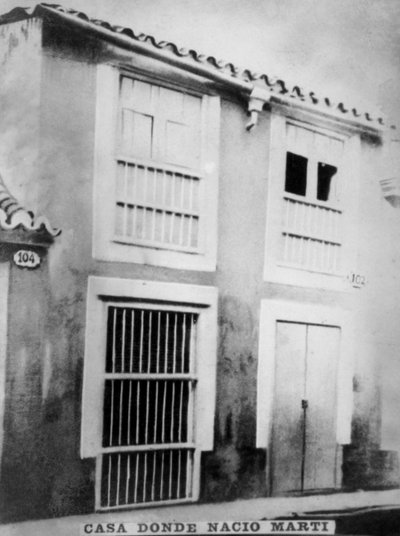 Geboorteplaats van Jose Julian Marti Perez, 1853-1895, 1920s door Unbekannt