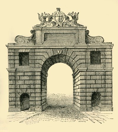 Bishopsgate, ca. 1872 door Unbekannt