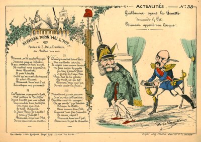 Bismarck Geef me de pot, eind 19e eeuw door Unbekannt