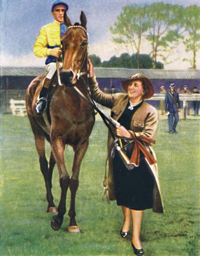Black Speck, Jockey: A. Richardson, 1939 door Unbekannt