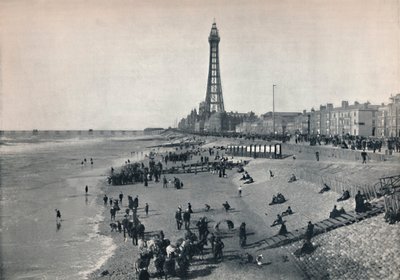 Blackpool - Uitzicht op de Voorzijde, met de Toren door Unbekannt
