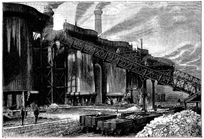 Hoogovens, Barrow Hematite Iron and Steel Company, Barrow in Furness, Cumbria, 1890 door Unbekannt