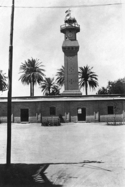 Bloktoren, 31ste Britse algemene ziekenhuis, Bagdad, Mesopotamië, WOI, 1918 door Unbekannt