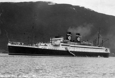 Blue Star Line cruiseschip SS Arandora Star, Noorwegen, c1927-c1939 door Unbekannt