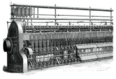 Bobijn en vliegframe, ca. 1880 door Unbekannt