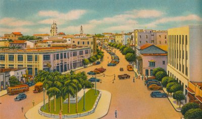 Bolivar Boulevard, Barranquilla, ca. 1940s door Unbekannt