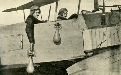 Bommenwerpers, 1914-1918, ca. 1920 door Unbekannt