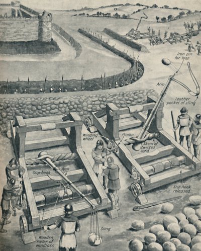 Bombarderen van een fort in Saksische tijden, ca. 1934 door Unbekannt