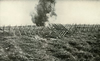 Bombarderen van de Duitse Loopgraven, 1919 door Unbekannt