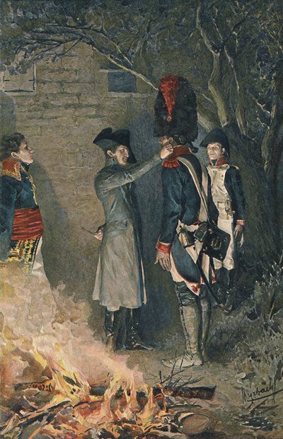 Bonaparte en Coignet, 1896 door Unbekannt