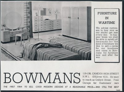 Bowmans advertentie, 1942 door Unbekannt