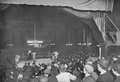 Boksen in Wonderland, Londen, ca. 1903, 1903 door Unbekannt