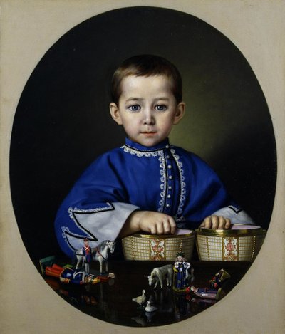 Jongen uit de familie Terlikov, 1870s-1880s door Unbekannt