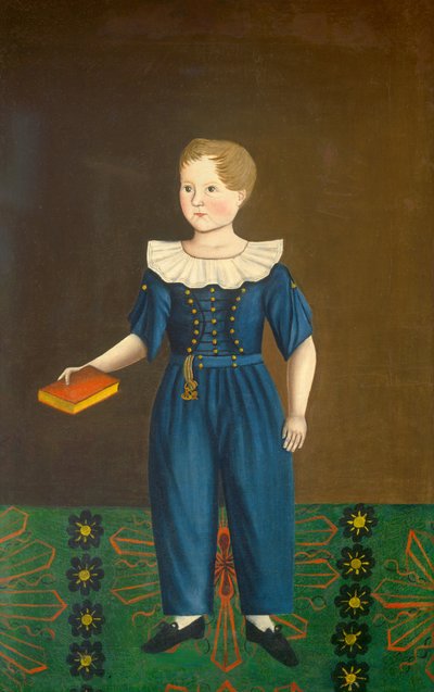 Jongen in Blauw door Unbekannt