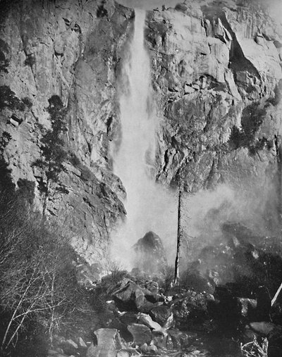 Bridal Veil Fall, Yosemite, Cal., ca. 1897 door Unbekannt