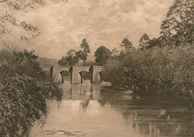 Brug bij Limplet Stoke aan de Lower Avon door Unbekannt