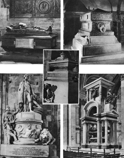 Britains glorieuze doden geëerd door graf en monument in de St. Paul