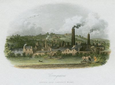 British Iron Companys Works bij Corngraves, nabij Halesowen, West Midlands, ca. 1835 door Unbekannt