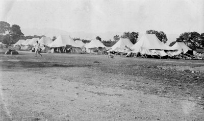 Brits legerkamp, Dehra Dun, India, 1917 door Unbekannt