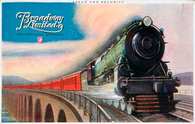 Broadway Limited, Pennsylvania Railroad, 1927 door Unbekannt