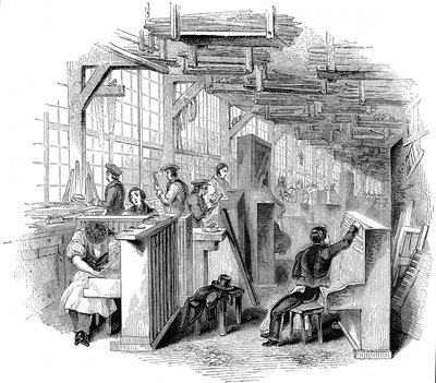 Broadwoods pianofabriek, Horseferry Road, Westminster, Londen door Unbekannt