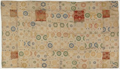 Brocade, zijde. Een boeddhistische monnikspij, gepatcht, kesa door Unbekannt