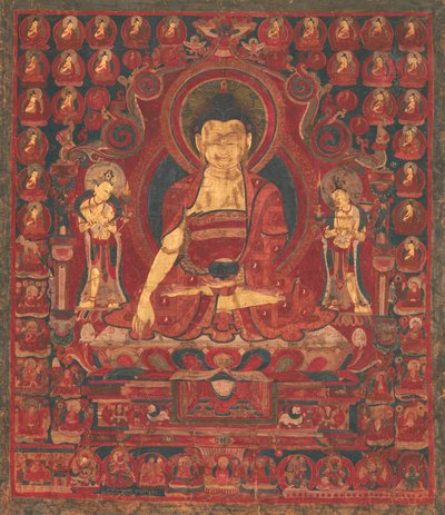 Boeddha Shakyamuni als Heer van de Munis, midden 17e eeuw door Unbekannt