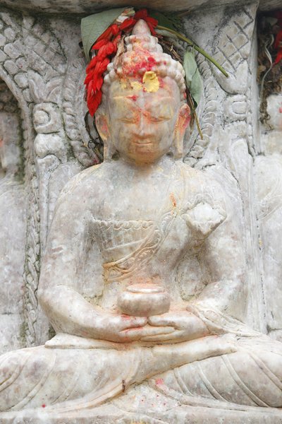 Boeddha van meditatie, Kirtipur, Nepal door Unbekannt