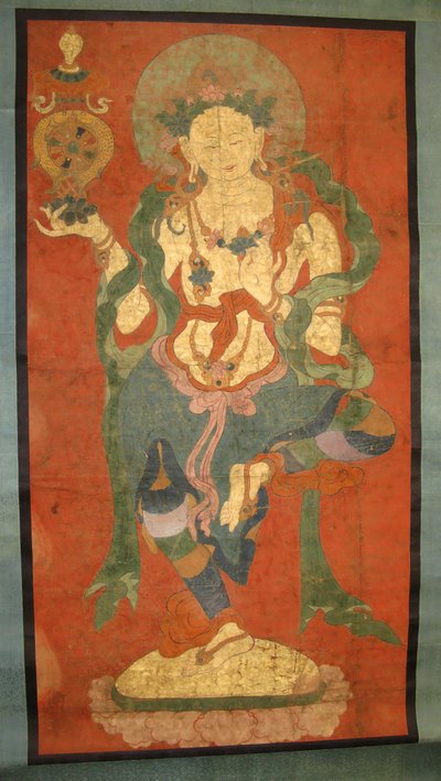 Boeddhistische begeleider, mogelijk een Dakini, late 18e eeuw door Unbekannt