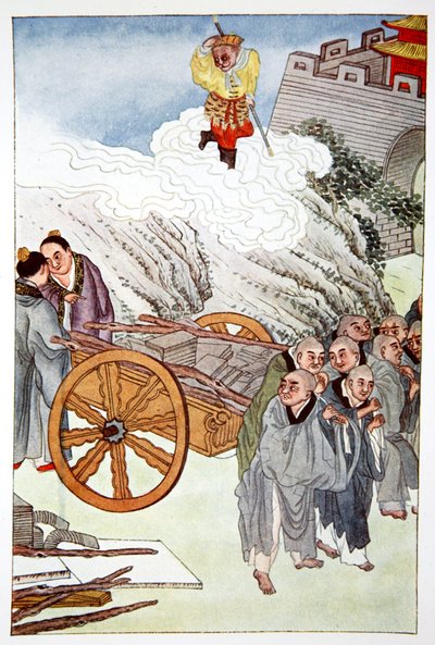 Boeddhisten als slaven in het land van de trage karren, 1922 door Unbekannt