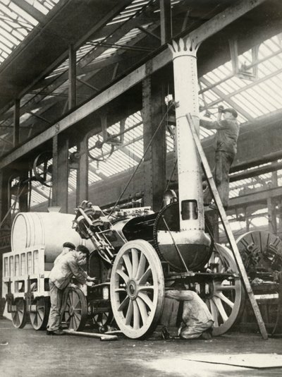 De raket bouwen - in 1935, 1935 door Unbekannt