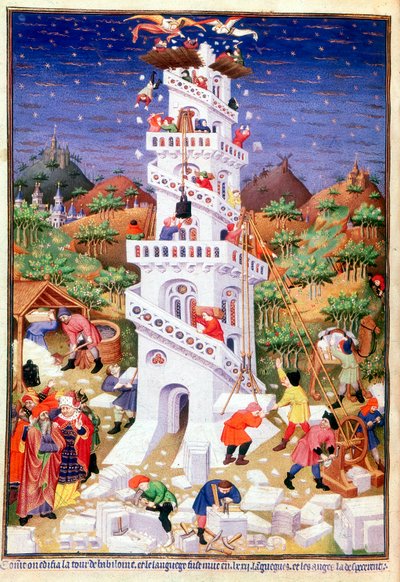 De Toren van Babel Bouwen door Unbekannt