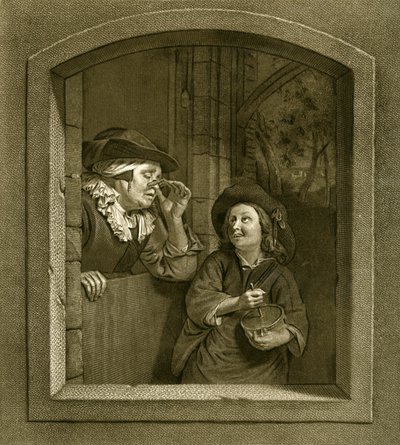 Bukal, achttiende-eeuwse Franse gravure, 1948 door Unbekannt