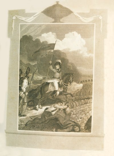 Buonaparte probeert de Brug van Arcola te forceren, 1796, 1816 door Unbekannt