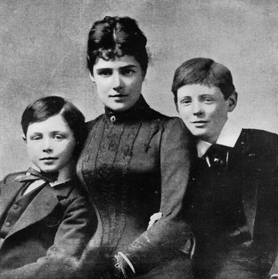 Maar tenminste kon geluk thuis gevonden worden bij moeder en broer John, 1889, 1945 door Unbekannt