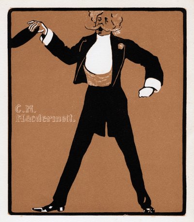 CH MacDermott 1845-1901, music hall ster, late 19e eeuw door Unbekannt