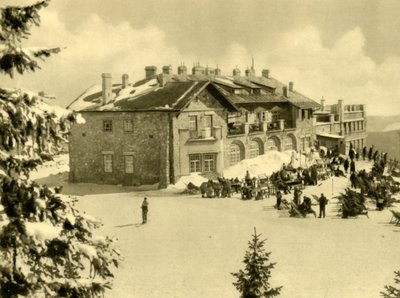 Kabelbaanstation, Rax-gebergte, Neder-Oostenrijk, ca. 1935 door Unbekannt