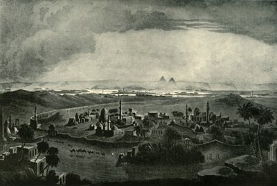 Caïro en de piramides, begin 19de eeuw, 1901 door Unbekannt