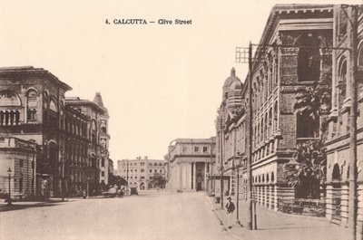 Calcutta - Clive Street, ca. 1900 door Unbekannt
