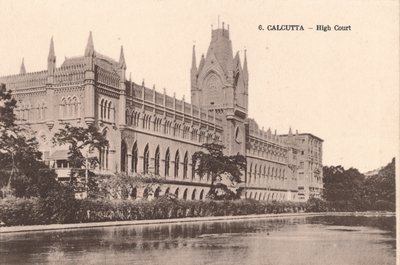 Calcutta - Hooggerechtshof, ca. 1900 door Unbekannt