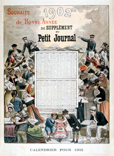 Kalender voor 1902, 1901 door Unbekannt