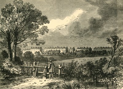 Camden Town, vanaf de Hampstead Road, Marylebone, 1780, ca. 1876 door Unbekannt
