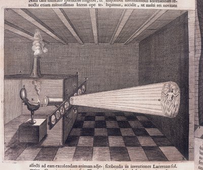 Camera obscura, 1646 door Unbekannt