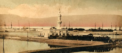 Kanaal van Suez - Het station van Terreplain, ca. 1918-ca. 1939 door Unbekannt