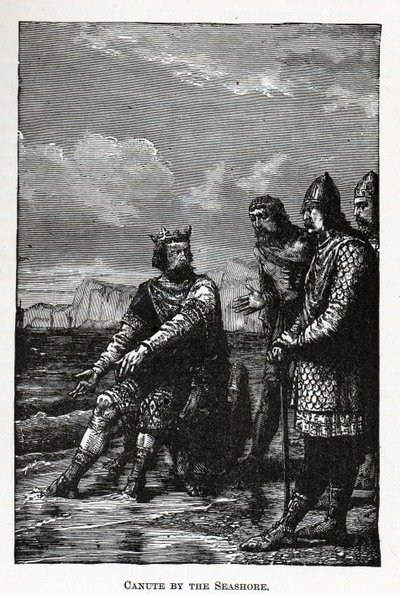 Canute aan de Kust door Unbekannt