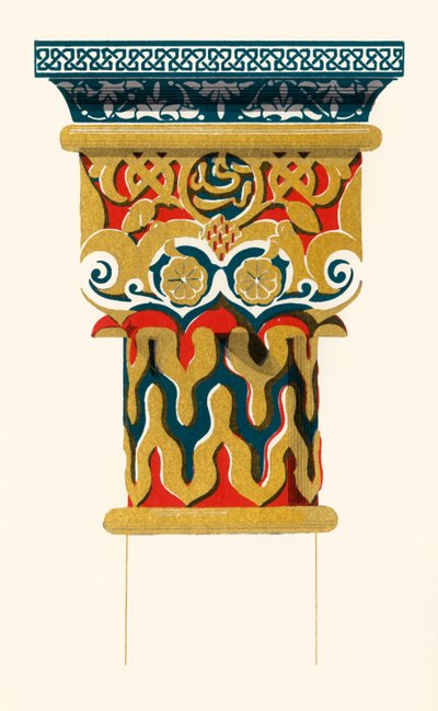 Kapiteel van zuilen, Hof van de Leeuwen, 1907 door Unbekannt